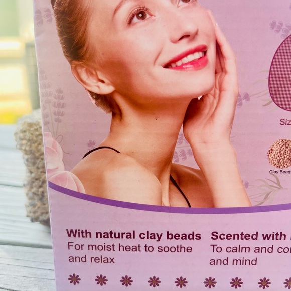 Aromatherapy Face Mask Towel Heat or Cool NWT - Picture 3 of 10